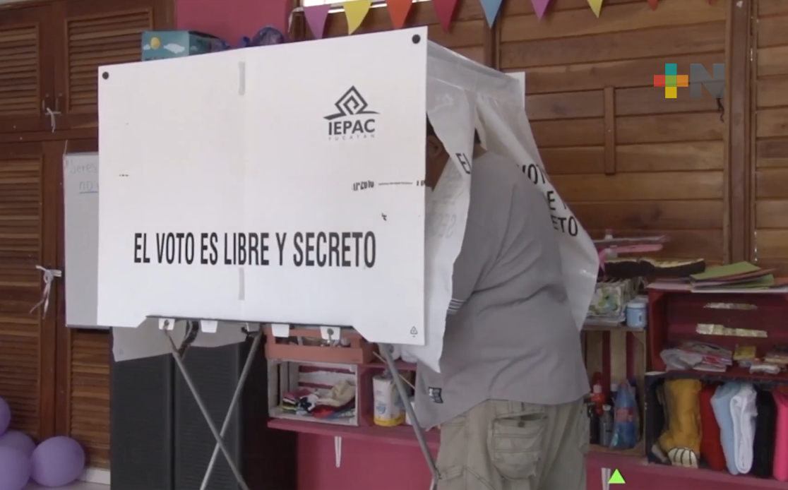 Gran afluencia de votantes reportan en el estado de Yucatán, eligen gubernatura